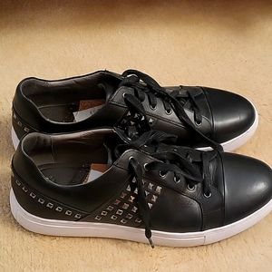 Robert Graham black studded shoes